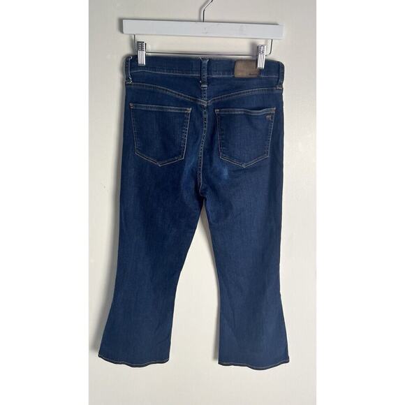 MADEWELL Flea Market Cropped Kick Jeans Dark Wash Stretch Denim Sz 28 - Picture 7 of 11